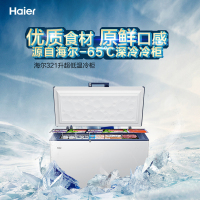 海尔Haier 超低温柜冷柜零下65度深冷速冻柜冰柜大容量三文鱼海鲜柜冷冻实验冰箱DW-60W321EU1