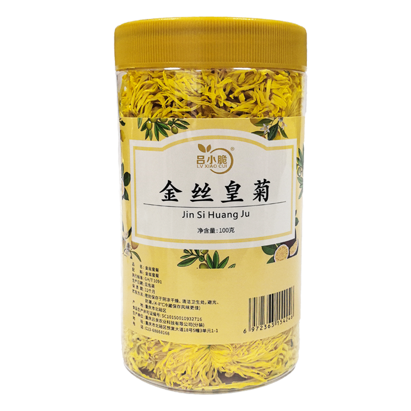 吕小脆 金丝皇菊 100g/瓶高清大图