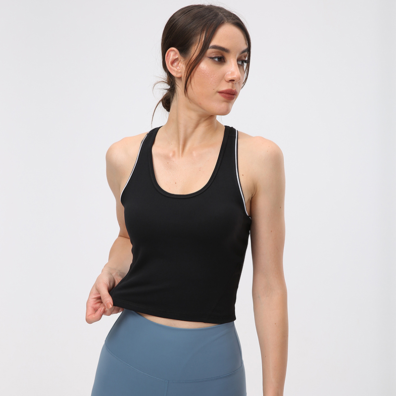 蒙洛里克瑜伽服跑步背心女无袖运动上衣外穿健身服夏季美背内衣视频介