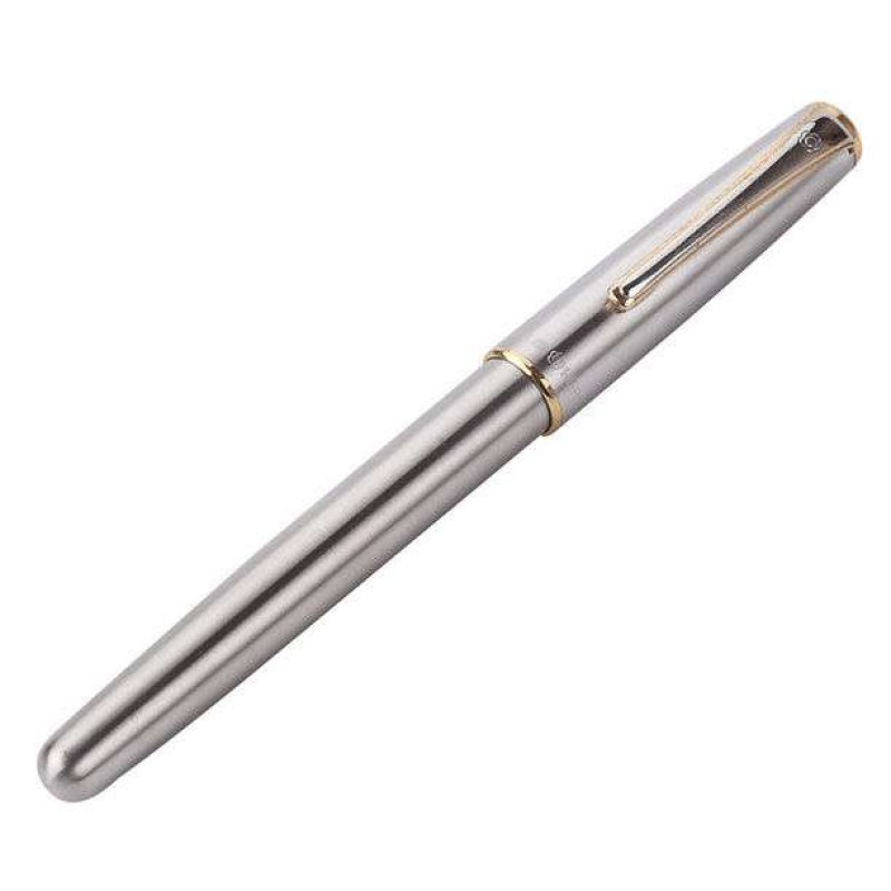 英雄(HERO)钢笔 704 铱金笔 0.5mm 1支 练字书法 学生商务办公用墨水笔 礼盒装