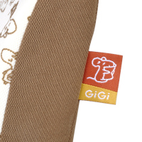 吉吉（GiGi）汽车头枕护颈枕 GT-W003太空记忆棉行车靠枕 卡通杏+白