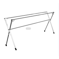 递乐(DiLe) 1.6米落地式。长型被子架简易晾衣架可伸缩方管杆架伸缩式 003