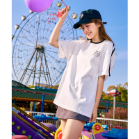 [2.5折价48元]史努比联名款 唐狮新款短袖女T恤夏季小众宽松显瘦上衣sz