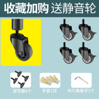 永格置物架收纳货架轮子烤箱厨房黑色带多层围栏储物落地微波炉
