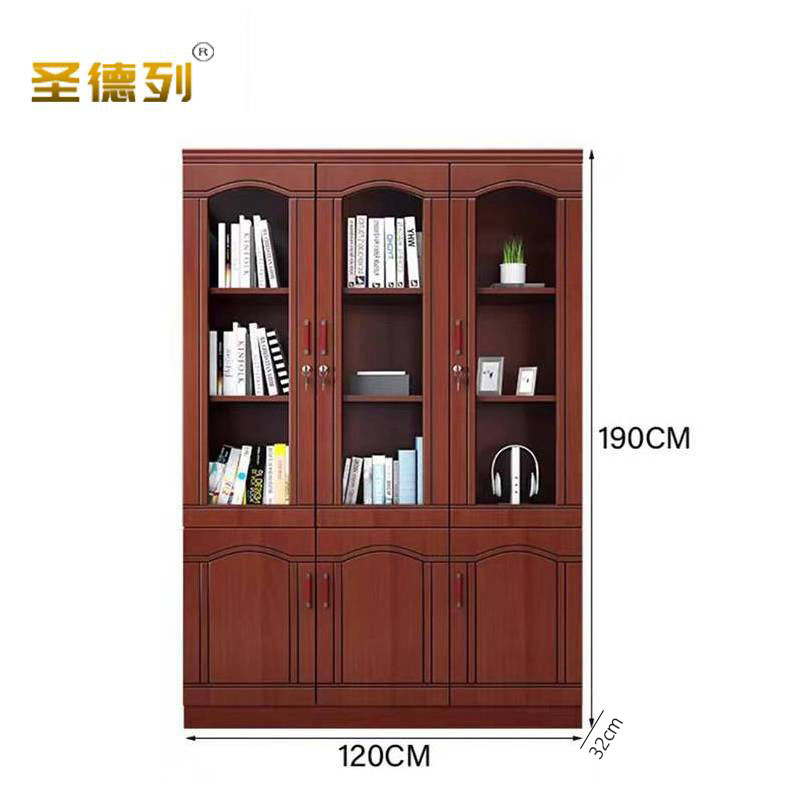 圣德列文件柜木质档案资料柜L-8 1200*320*1900mm