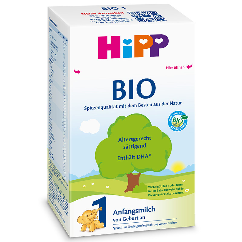 HiPP 德国喜宝 婴儿配方奶粉 有机 1段 (0-6个月) 600g/盒高清大图
