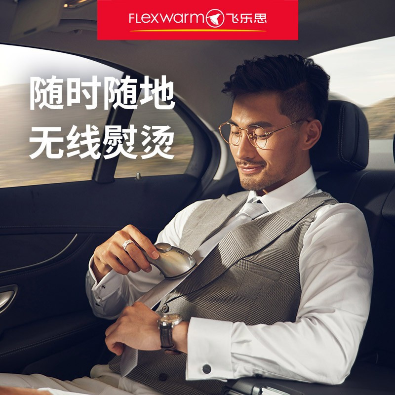 飞乐思(Flexwarm) 无线小熨斗P3(钛金灰) 豪华版