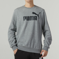 PUMA彪马卫衣男装新款宽松运动服上衣圆领休闲套头衫682722-01 ZP XXL 682722-03/灰色