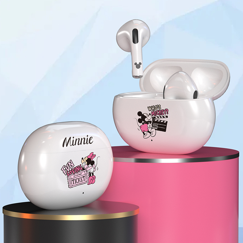 Disney/迪士尼H01Pro 无线蓝牙耳机白 米妮版2022年新款适用oppo小米vivo原装正品好音质正版高清大图