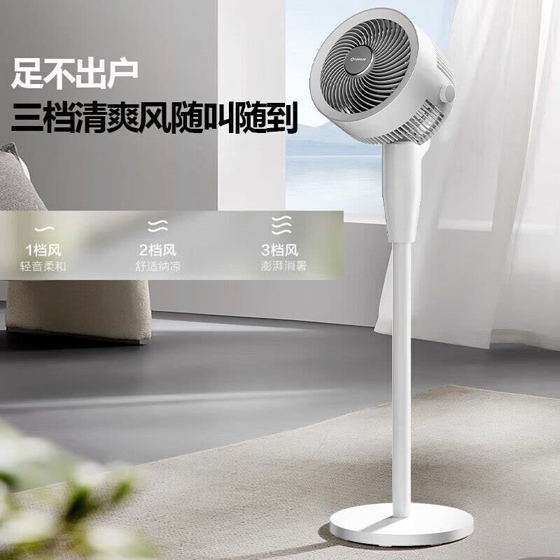 艾美特(AIRMATE)空气循环扇家用电风扇立式落地扇大风量广角摇头四季换气扇办公室 FA23-X203 机械款图片