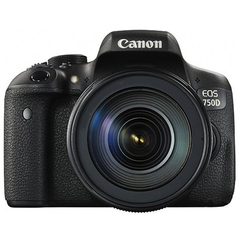 佳能(Canon) EOS 750D(18-55mm+50mm F1.8) 数码单反相机 双镜头套装 约2420万像素高清大图