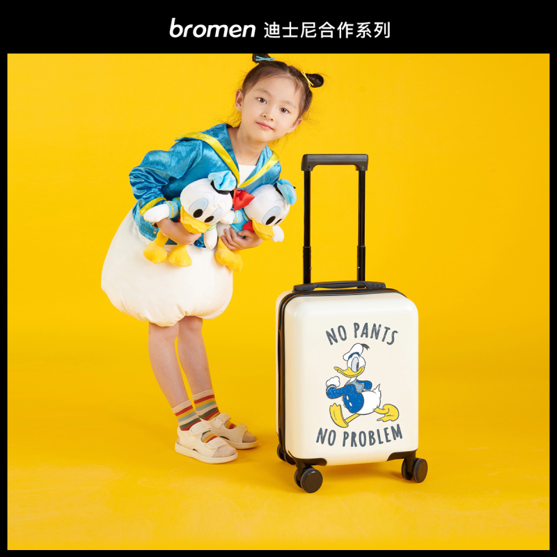 不莱玫迪士尼行李箱女小型箱子20寸唐老鸭拉杆箱24登机儿童旅行箱