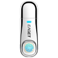 忆捷(Eaget) FU60 USB3.0 指纹加密U盘 防泄密 隐私安全保护 商务办公优盘全盘加密128GB