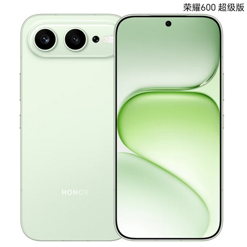 荣耀600 超级版 12GB+512GB 青苹果 4k闪光微单Live 8600mAh大电池 5G AI 学生 拍照手机高清大图