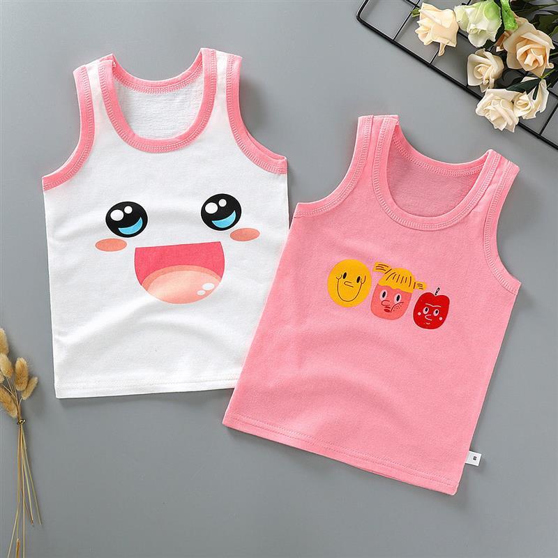 儿童背心棉男女童夏季薄款宝宝无袖小孩吊带背心