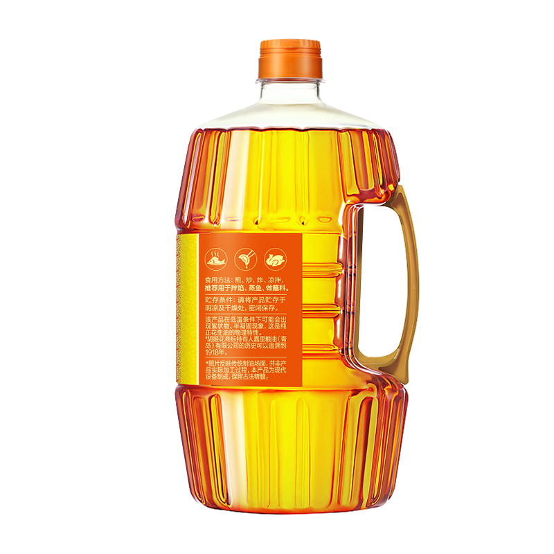 胡姬花古法花生油900ML 小瓶小桶宿舍油食用油炒菜尝鲜体验装高清大图