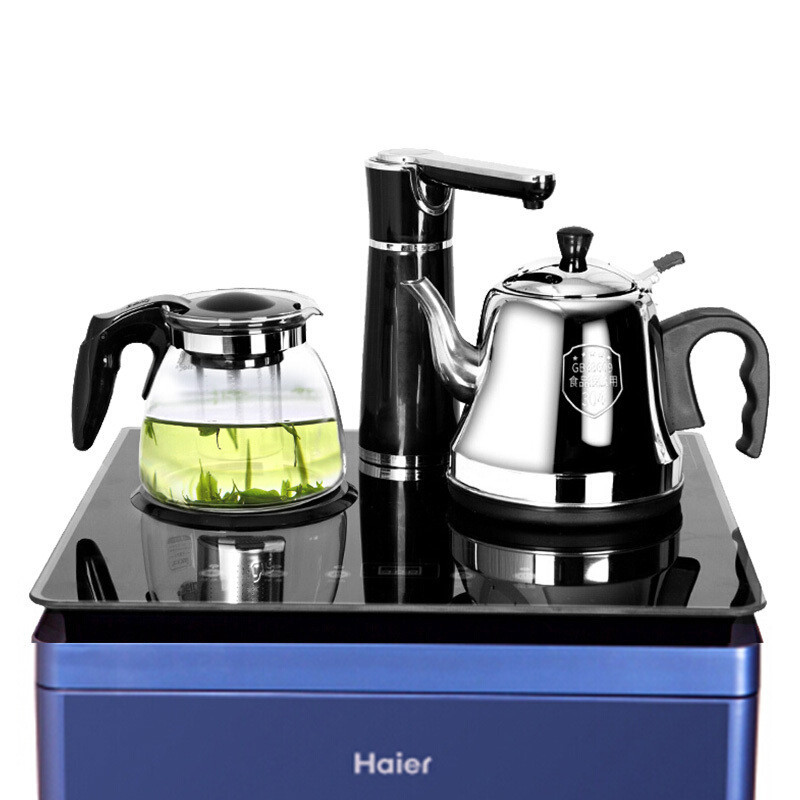 海尔haier家用茶吧机RO反渗透净水器厨房自来水过滤直饮加热一体纯水机YR1663-RO(蓝)