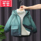 可莉允男童外套秋冬装派克服2022新款儿童加绒加厚洋气棉服宝宝初冬棉衣