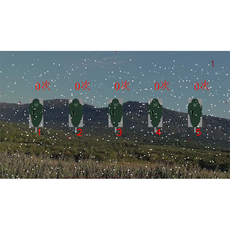 LJYZN-C1971室内影像模拟系统投影式虚拟射击训练系统激光模拟射击训练自动报靶管理系统模拟打靶报靶系统高清大图