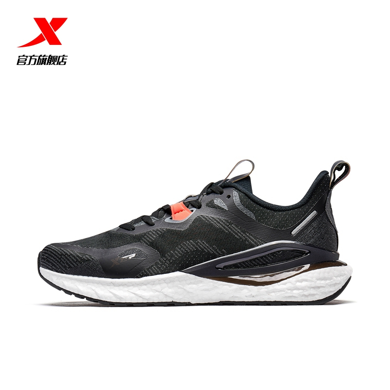 动力巢特步男鞋新款跑步鞋减震轻便跑鞋休闲运动鞋男视频