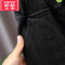 可莉允儿童牛仔裤秋冬男童加绒裤子2022新款小童韩版宝宝韩版保暖潮冬装保暖裤