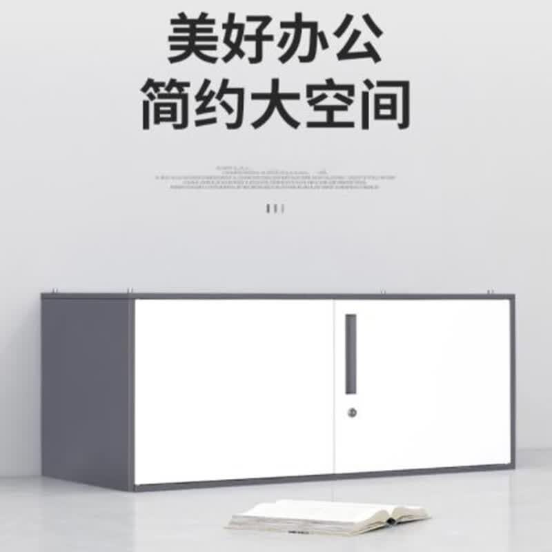 鑫双升 档案柜单节财务凭证柜资料柜白储物柜文件柜铁皮柜970*420*390mm高清大图
