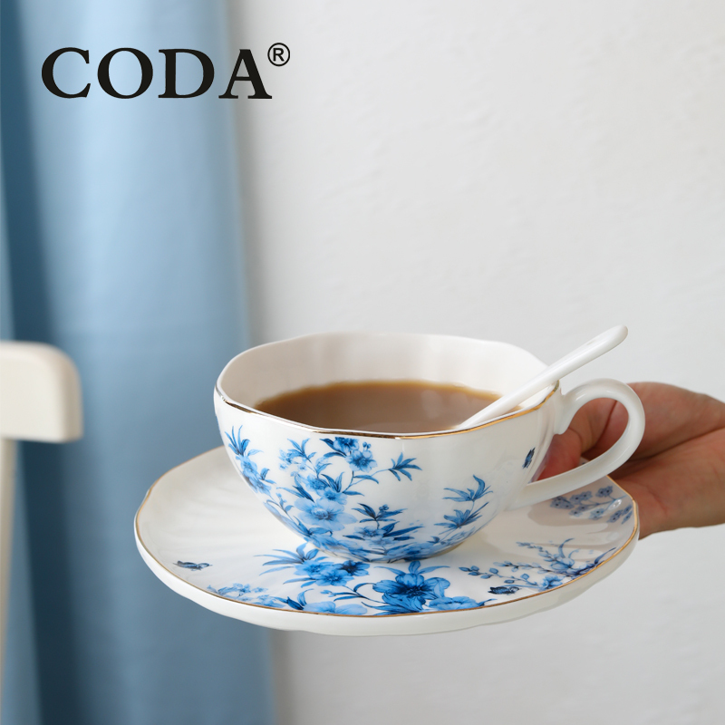 蔻达CODA 青花瓷 蝶舞茶具套装 D2311 /套