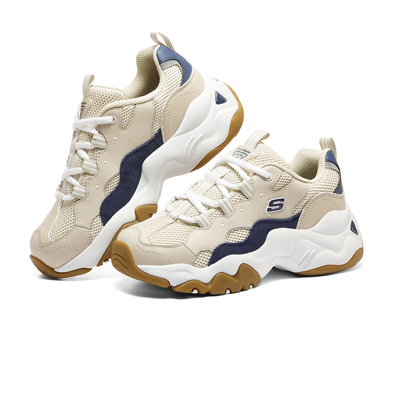 斯凯奇女鞋老爹鞋女熊猫鞋林允同款经典复古潮流休闲鞋149094tnv