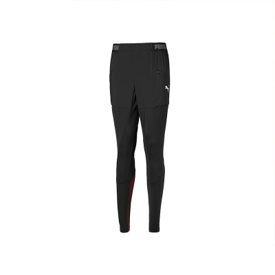 Puma 彪马 春季男士运动裤AC米兰18/19足球户外运动训练长裤收腿裤75486901