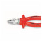 凯尼派克 KNIPEX 02 07 225225mm省力型钢丝钳(镀铬头,浸塑绝缘手柄,1000V)