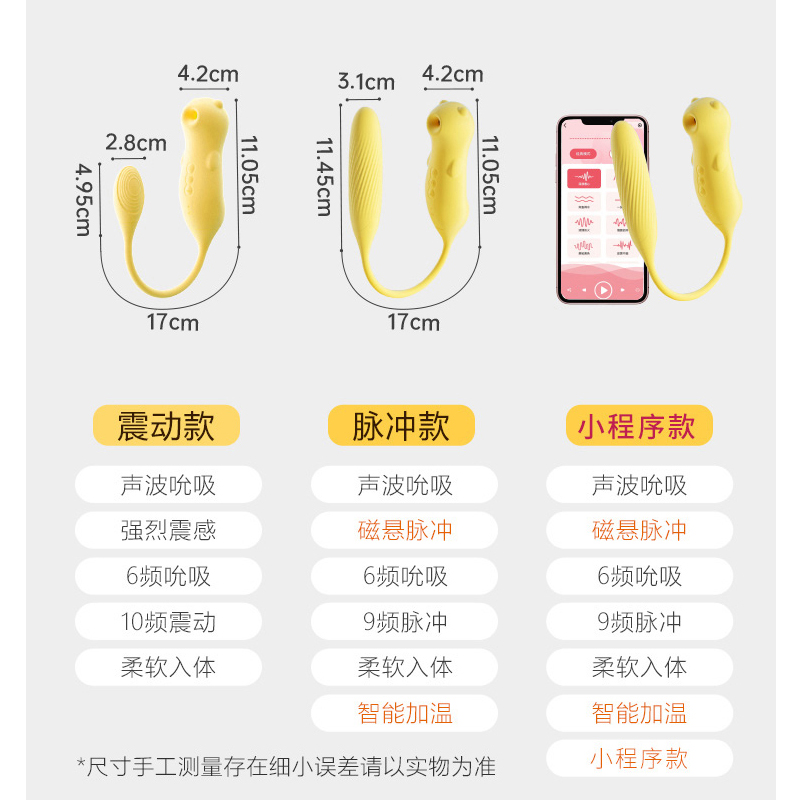 小程序款远程控制异地互动手机智联无线遥控吮吸震动棒插入式脉冲伸缩冲击双头跳蛋加温女用自慰器爽逗豆情趣玩具谜姬成人性用品高清大图