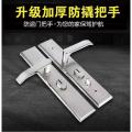 不锈钢把手通用型加厚面板拉手老式配件实心手柄防盗把手_4_314