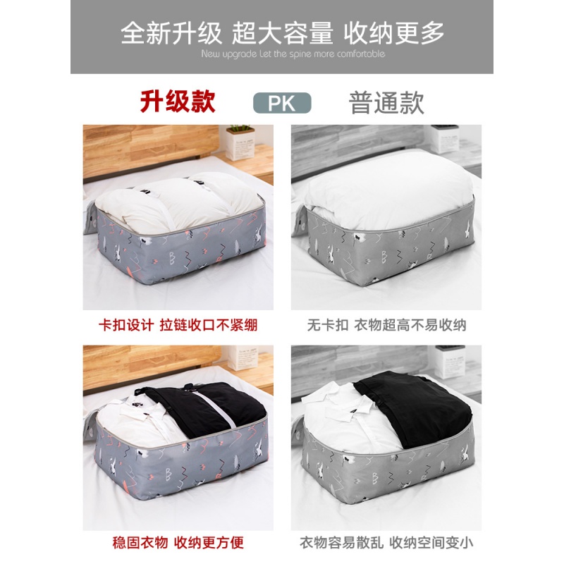 棉被搬家打包袋装被子换季收纳袋子行李整理袋大号装衣物家用收纳袋 三维工匠高清大图