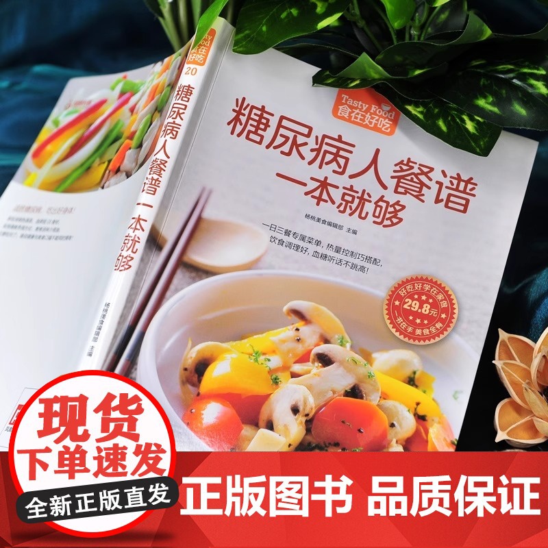 糖尿病人餐谱一本就够 你的一日三餐专属菜单 热量控制巧搭配 饮食调理好 血糖听话不跳高 低糖降三高养生书籍高清大图