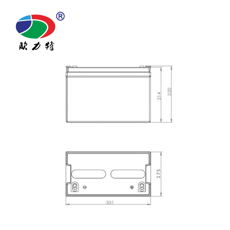 欧力特 阀控密封胶体蓄电池胶体蓄电池 12V100AH/LCPC 100-12(含配件及线缆)/块高清大图