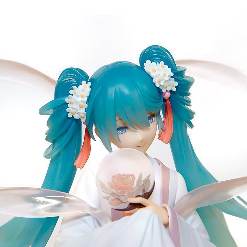 寿屋 手办  回头应援初音 雪初音人偶玩具蝴蝶积木