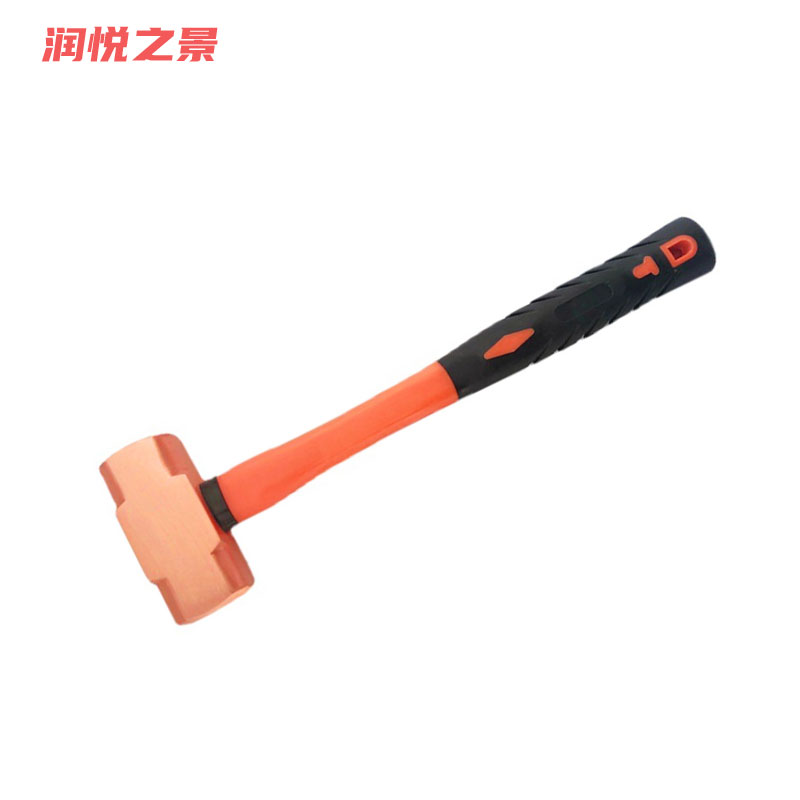 润悦之景 防爆紫铜八角锤 8磅 把高清大图