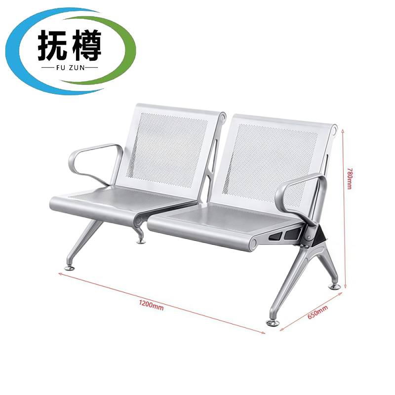 抚樽候车椅五人位高清大图