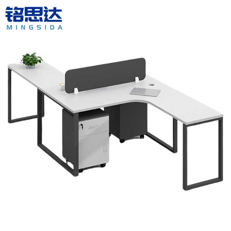 铭思达屏风工位两人位含柜套