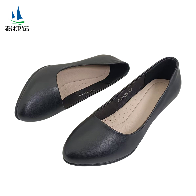 骏捷诺 女士牛皮皮鞋7125 34-41码 双高清大图