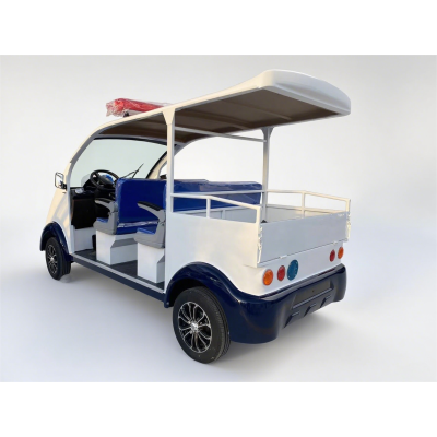 电动巡逻车皮卡四轮观光车带斗物业保安巡查车拉货搬运车场内巡视车转运车电瓶载货车 两排五座皮卡车 72V