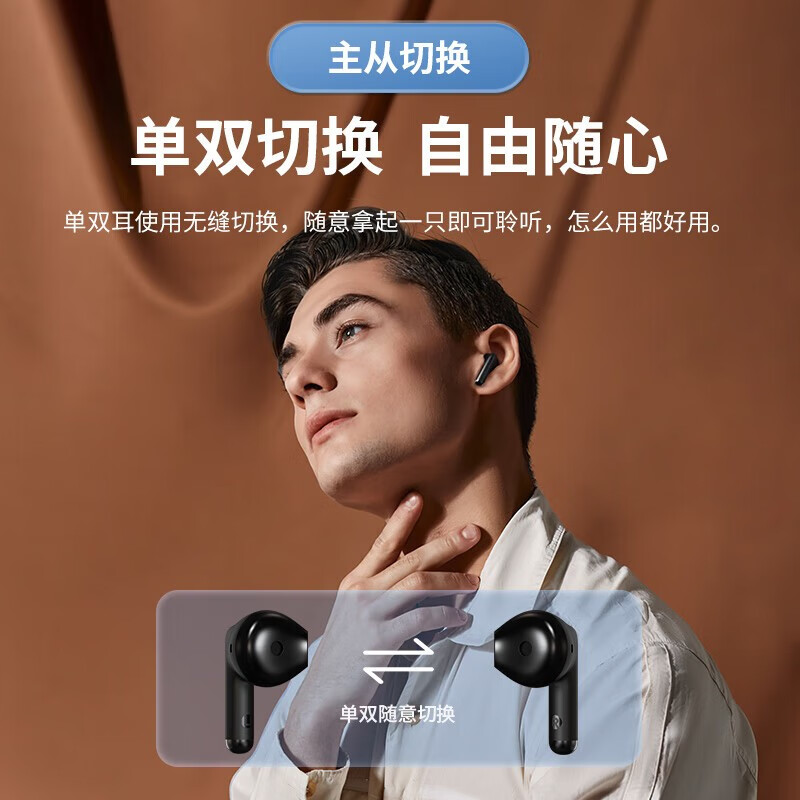 漫步者(EDIFIER) 声迈X2 真无线蓝牙耳机 音乐运动手机耳机 蓝牙5.3高清大图