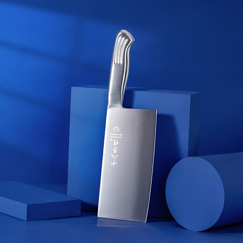 十八子作刀具 厨房家用不锈钢菜刀斩骨切菜银盈斩切刀S2504-A .