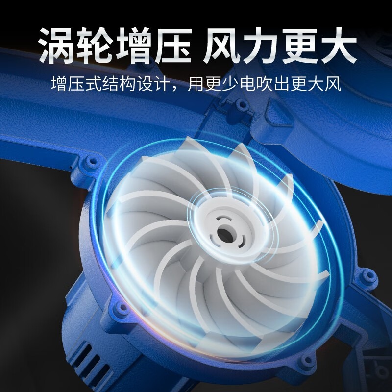CIAA德国锂电鼓风机大功率吹尘器充电工业吹风机除尘小型吹吸一体机高清大图
