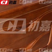 初嘉(CJ) 实木床头柜矮柜储物柜抽屉收纳柜 胡桃色