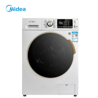 【99新】美的(Midea)MD100V71WDX 变频电机10KG大容量 洗烘一体 WiFi控制家用滚筒洗衣机白色
