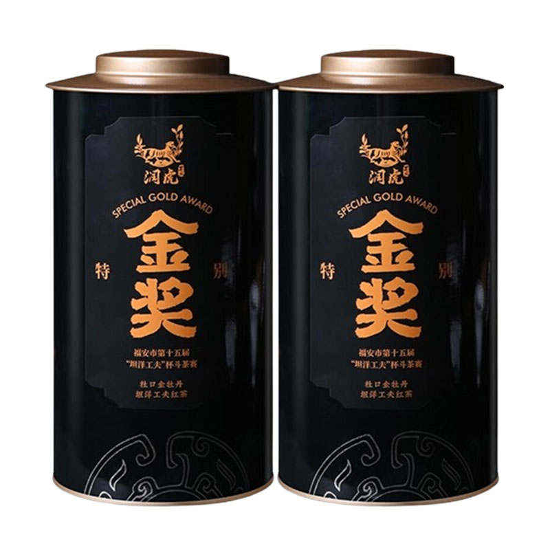 润虎茶叶红茶金牡丹坦洋工夫红茶金牡丹罐装300g