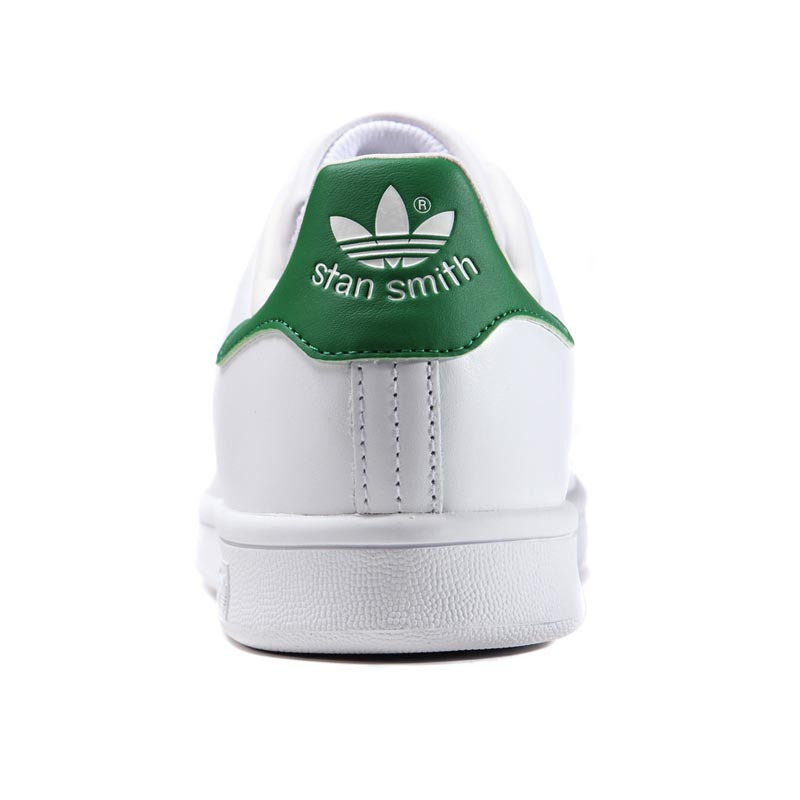 【自营】adidas迪达斯三叶草男子女子板鞋STAN SMITH绿尾休闲鞋M20324 M20324++骑士绿秋