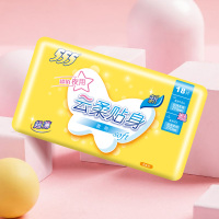 555卫生巾超薄夜用290mm18片贴身绵柔基础防侧漏女生姨妈巾学生
