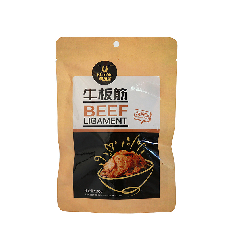 科尔沁 休闲肉脯零食 牛板筋 烧烤味 100g 内蒙古特产